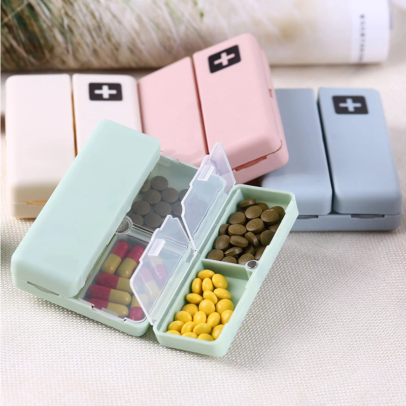 7 Days Weekly Pill Box Foldable Travel Medicine Holder Tablet Storage Case Container Dispenser Organizer 4 Colors | Красота и
