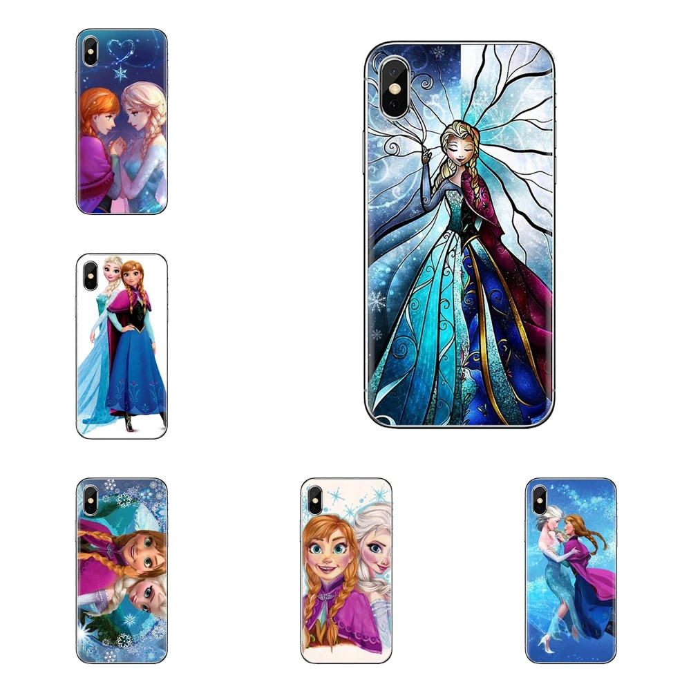 Прозрачные чехлы из ТПУ для huawei mate Honor 4C 5C 5X6X7 7A 7C 8 9 10 8C 8X20 Lite Pro Anna и Elsa Disny PRINCESS Girl |