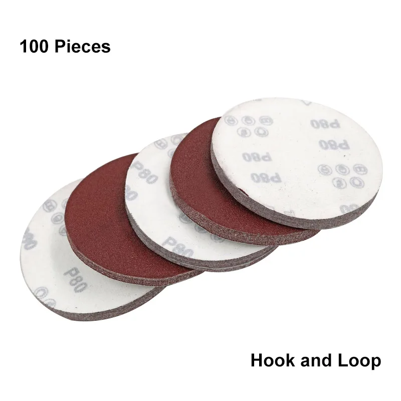100 шт 100 мм круглые шлифовальные диски полировка лист наждачная бумага Зернистость 40~ 2000 Полировочная, шлифовальная машинка