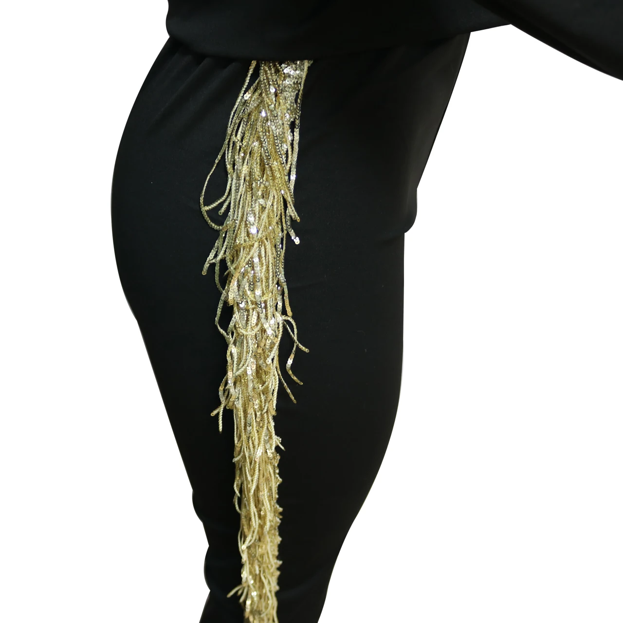 Wjustforu, 4 цвета, Модный комплект из двух предметов с кисточками, Женский пуловер с открытыми плечами, топы+ брюки-карандаш, укороченный Повседневный Спортивный костюм
