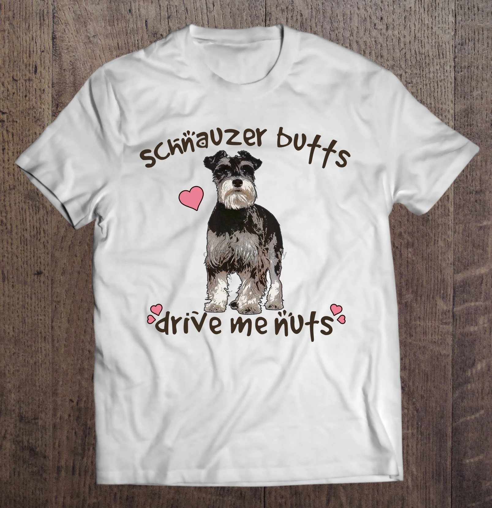 Мужская футболка Schnauzer Butts Drive Me Nuts-миниатюрный Шнауцер женская | одежда