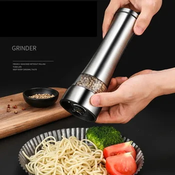 

High-quality Kitchenware Stainless Steel Manual Salt And Pepper Shakers Herb Mill Pepper Grinder Ceramic Mill