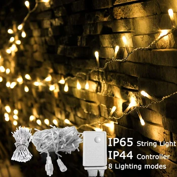 

10M 20M 30M / 100 200 LEDs Connectable LED Fairy String Light Waterproof Controller For Wedding Christmas Party Holiday Decor