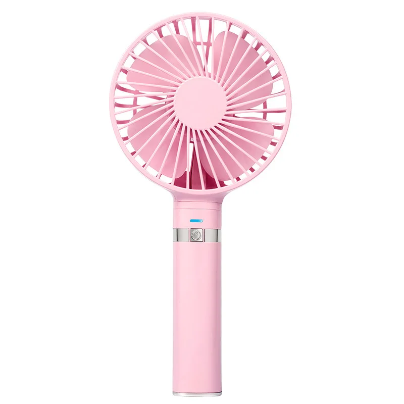 

Portable Fold Usb Fan With Led Light 3 Speed Adjustable Cooler Mini Fan Handy Small Desk Desktop Usb Cooling Fan Pink