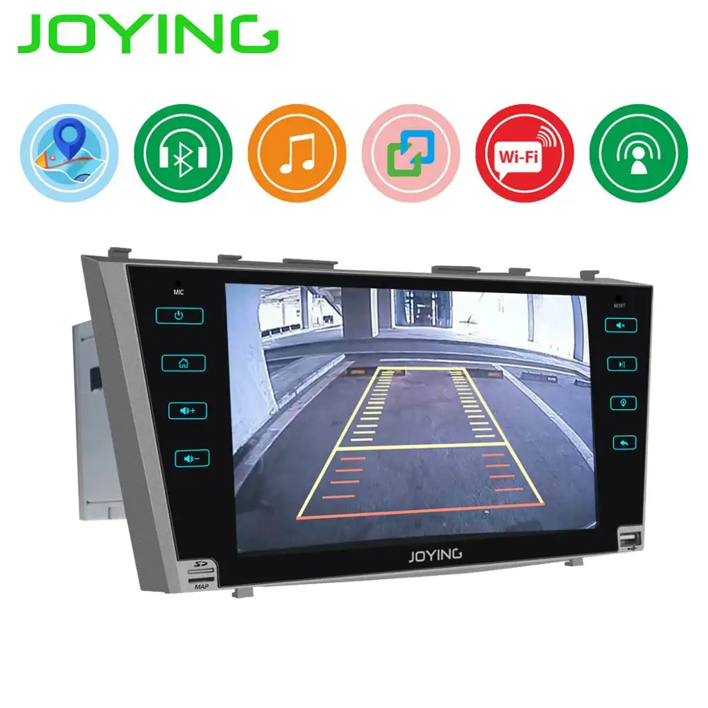 Perfect Car Stereo Quar Core 2 din Android 8.1 Car Radio 9" GPS Navigation For Toyota Camry/Aurion 2007-2011 Car Head Unit Rear Camera 1
