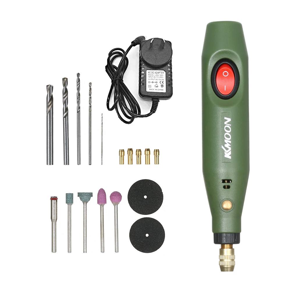 KKmoon DC12V электрическая шлифовальная машинка мини-дрель набор роторных