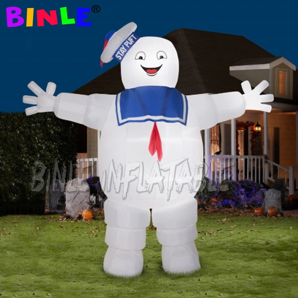 Stay Puft Marshmallow Man Inflatable Halloween Yard Decoration Airblown