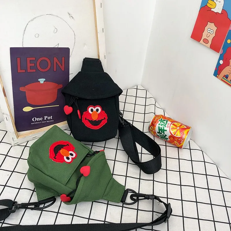 

New Style Sesame Street Versatile Trend Chest Pack 2020 Spring Simple Multi-color Shoulder Bag