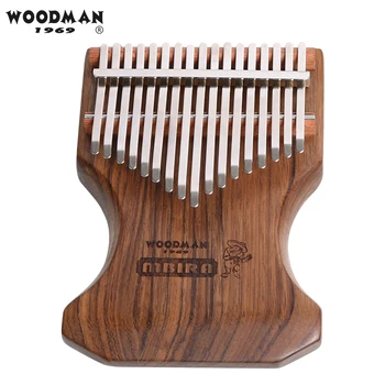 

Woodman Flat Board Wood Kalimba 17 Keys Phoebe Zhennan Thumb Piano Keyboards Precious Musical Instruments