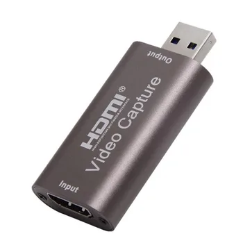 

Mini HD 1080P HDMI To USB 2.0 Video Capture Card Game Recording Box for Computer Youtube OBS Etc. Live Streaming Broadcast