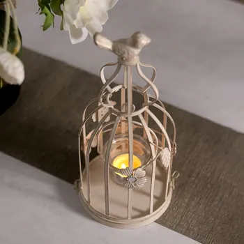 

1 Pc Durable Decorative Portable Creative Candle Stick Candle Holders Iron Candelabra for Bedroom Dining Room Living Room