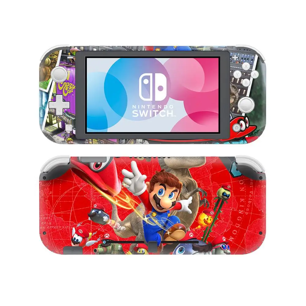 YSNSL0078 Новая игра, Супер Марио, наклейки для кожи для kingd Switch Lite, контроллер консоли, защита кожи, Виниловая наклейка, NS мини-наклейки - Цвет: YSNSL0078