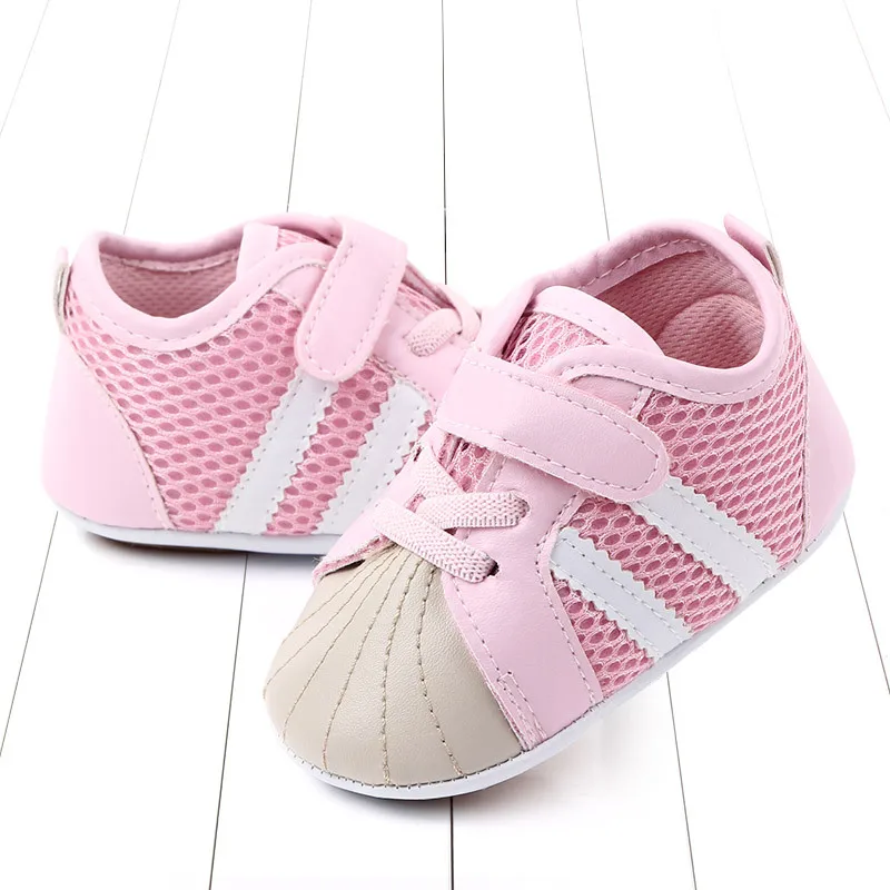 Весенне-Осенняя обувь для новорожденного мальчика девочки повседневная обувь детская прогулочная обувь от 0 до 1 года детская обувь Роскошная Мягкая сетчатая дышащая прогулочная обувь