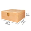 Handmade Strong and Durable Shoe Brush Storage Box, Natural Wood, Clamshell Cleaning Tool, Toolkit 2