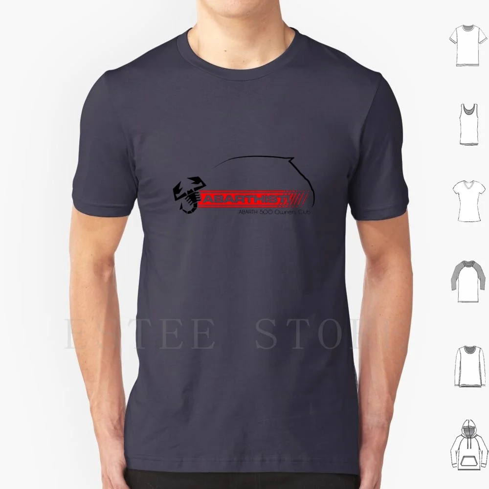 Abarth Fiat Car T Shirt Diy Big Size 100% Cotton Abarth Car Fiat Italy Alfa Romeo