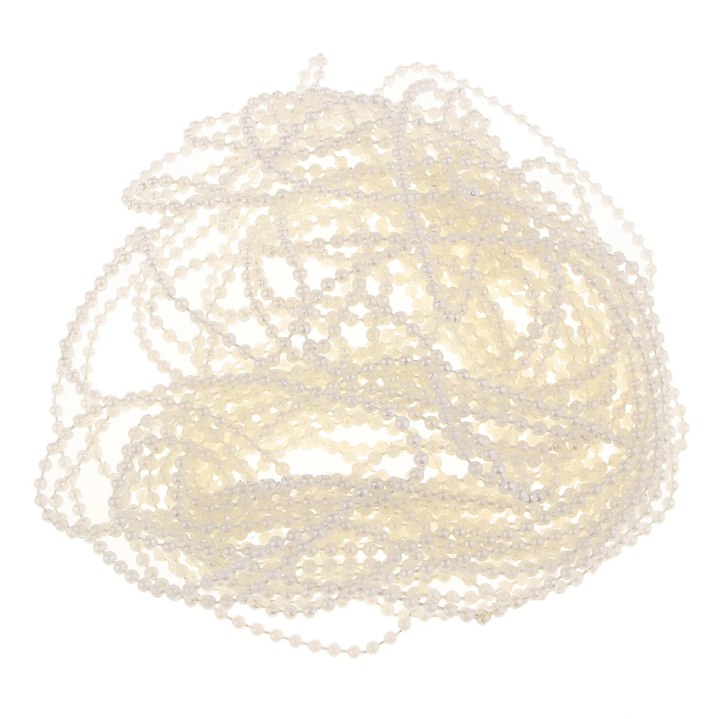 10 Meters 3mm ABS Imitation Pearl Beads Chain Trim for DIY Wedding Party Decoration Jewelry Findings Craft Accessories