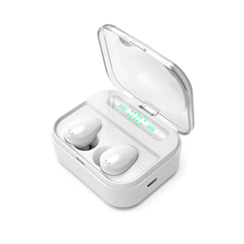 Мини X7 TWS, bluetooth 5,0, наушники, светодиодный дисплей, HD вызов, IPX7, водонепроницаемая, Спортивная, без дела, игровая гарнитура с 3600 мАч, внешний аккумулятор - Цвет: Белый
