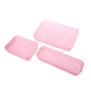 

Drawer Kitchen Cutlery Tableware Case Makeup Storage Box Home Organizer Plastic LX9C
