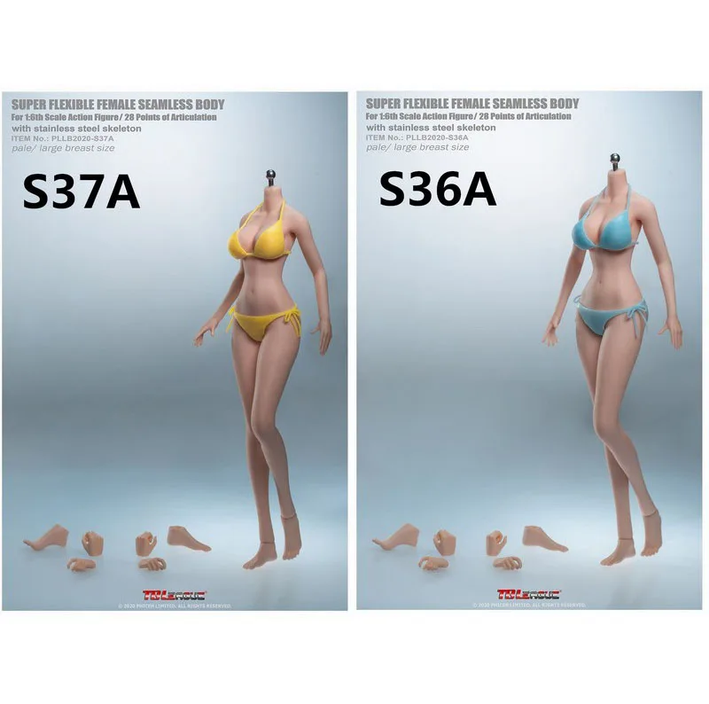 TBLeague S36A/S37A 1/6th 2-D мир Аниме Девушки (без головы) женские супер-гибкие Бесшовные
