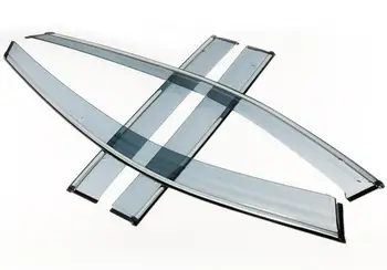 melhor 4 Pçs Janela Da Porta Do Carro Viseira Vento Moldando Toldos Escudo Chuva Sol Vento Guarda Ventilação Sombra Para 2017 Volkswagen Magotan Estilo Do Carro