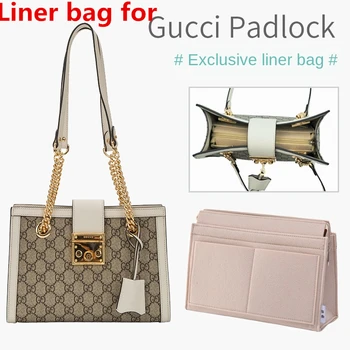 

Applicable To Padlock Liner Bag, Lining Bag, Insert Support Bag, Storage Middle Bag with Zipper, Makeup Handbag Cosmetic Bags