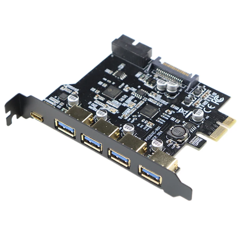 5 Порты и разъёмы s PCI E к USB 3 0 1 Тип C 4 PCIe карты расширения с 15 pin SATA Мощность + 19