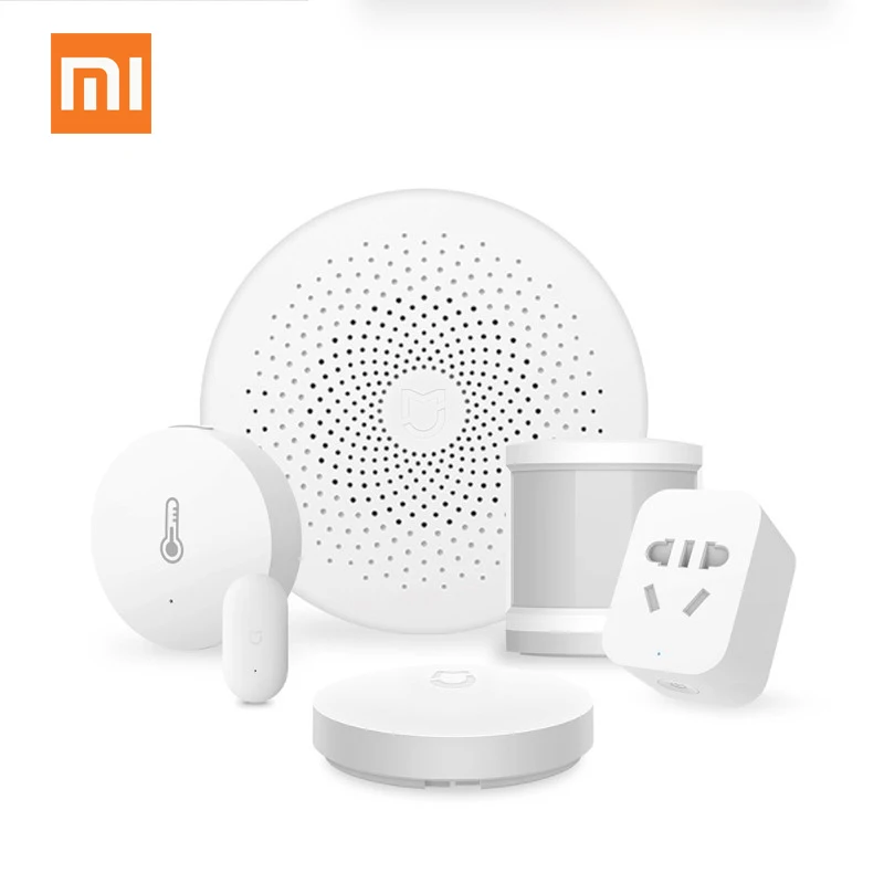  Xiaomi mijia Aqara Smart Home Kits Gateway Door Window Sensor Human Sensor Cube Wireless Switch Hum