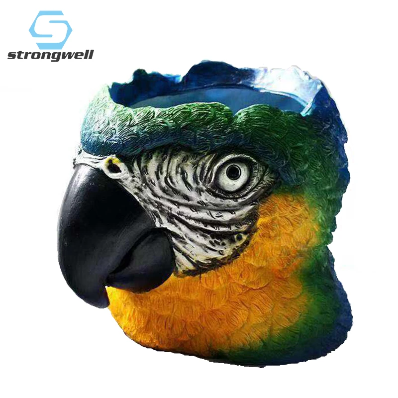 

Strongwell Nordic Animal Face Flower Pot Retro Container Garden Animal Head Figurine Planter Pot Desktop Home Decoration Gift