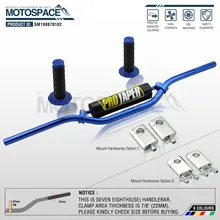 Руль для про тэйпер пакет Bar1-1/" SE семь восьмых ручки Пит Pro Гонки Dirt Pit Bike мотоцикл с адаптер cnc