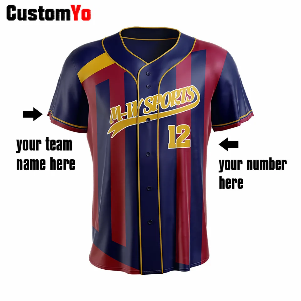 make your own baseball jersey