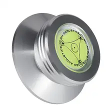 Серебристый черный Алюминиевый зажим для записи веса LP виниловые поворотные столы металлический диск стабилизатор для граммофон аксессуары