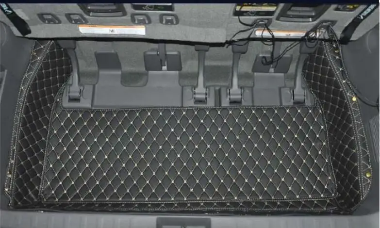 Высокое качество роскошные слякоть коврики и багажник коврики коврик для ног для Toyota Sienna 2011- 7/8 мест