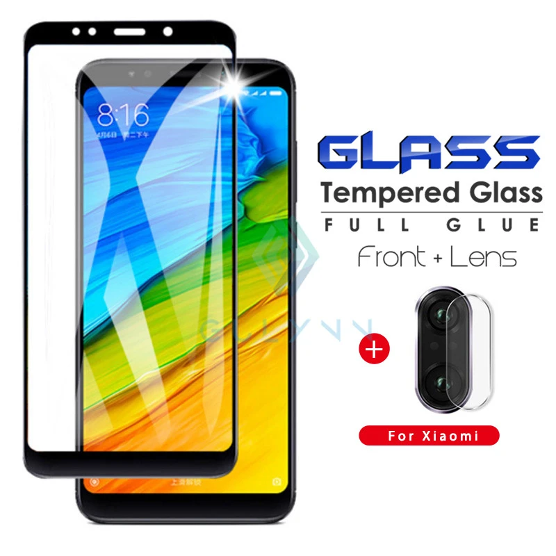

2-in-1 Camera Lens Glass On Redmi Note 8t 8 7 6 5 Pro Protective Glasses For Xiaomi Redmi 8 7 A 6 Pro K30 K20 5Plus Safety Film