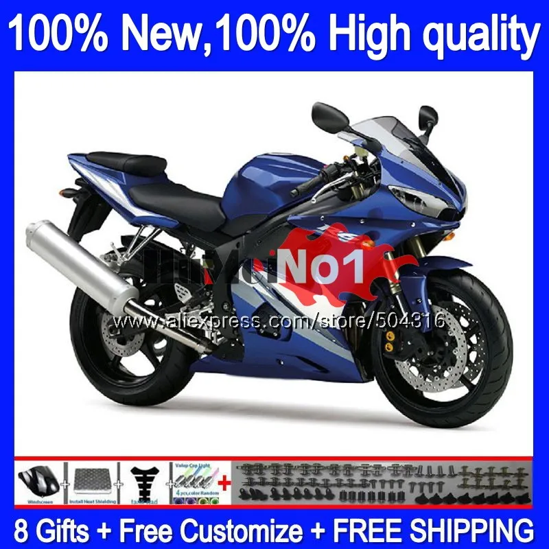 Средства ухода за кожей для YAMAHA YZF R6 S YZF600 YZF-600 6MC. 79 завод синий YZF R6S 06-09 YZF-R6S YZFR6S 2006 2007 2008 2009 06 07 08 09 обтекатель