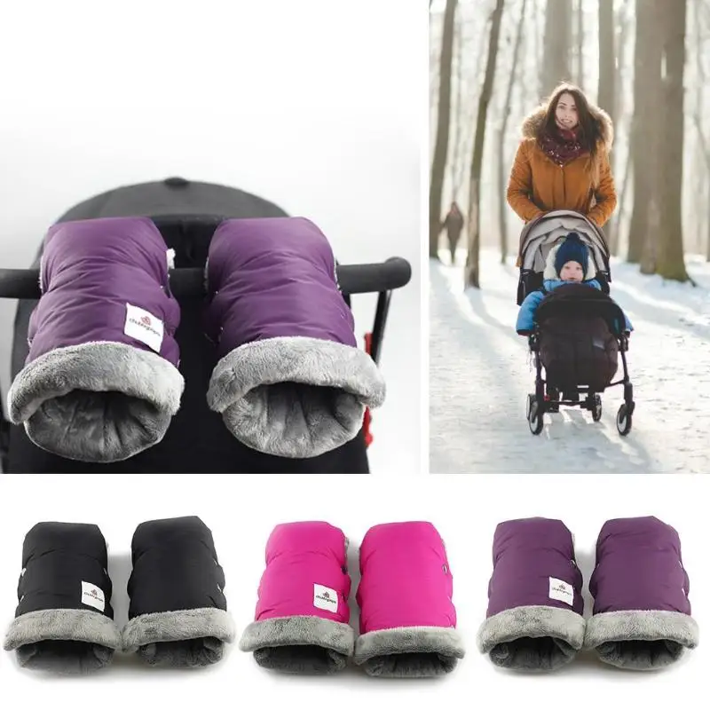 Варежки на коляску водонепроницаемые аксессуары для коляски зимние Warme варежки на коляску мягкие перчатки муфта для рук аксессуары для детской коляски
