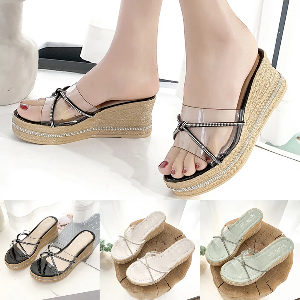 transparent platform shoes