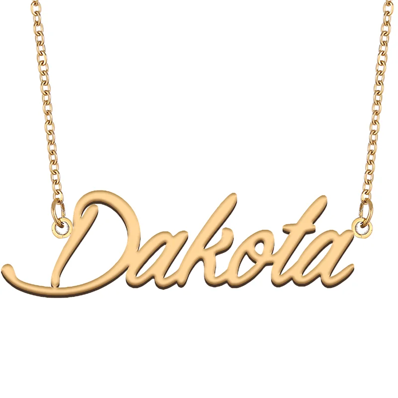 Ketting Met Naam Dakota Voor Zijn Haar Familielid Beste Vriend Verjaardagscadeautjes Op Kerst Moeder Dag Valentijnsdag