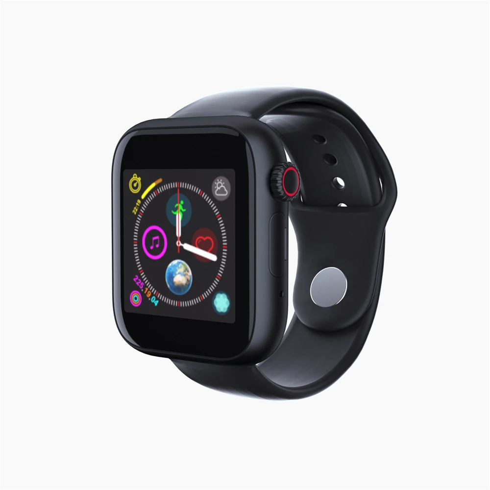 New Z6 Smart Watch Sim Card Fitness Bluetooth IOS Android Watch Phone Watches Camera Music player Smartwatch PK GT08 DZ09 Q18 Y1 - Цвет: Черный