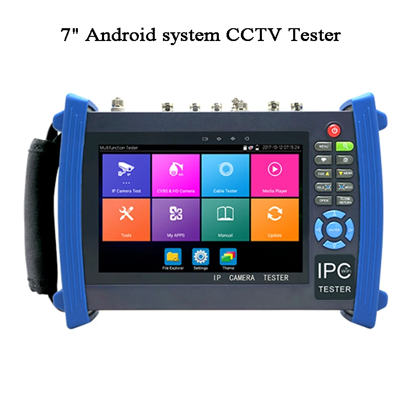 Камера видеонаблюдения H.265 7 дюймовый тестер CVI TVI AHD SDI беспроводная IP камера с