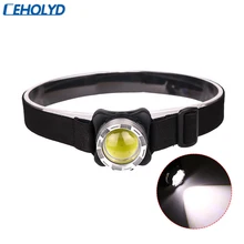 

Powerful Headlamp Headlight USB Rechargeable COB LED Head Light with Built-in Battery Waterproof Head Lamp White Red Lighting