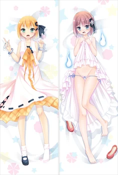

Anime Rokujouma no Shinryakusha! Dakimakura Cover Characters Yurika Nijino Bolster Case Sanae Higashihongan Hugs Body Pillowcase