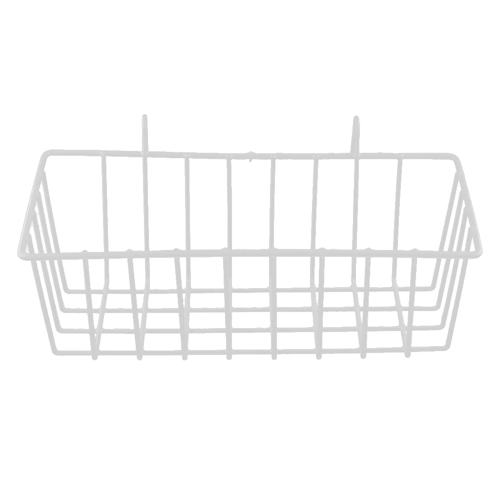 Nordic Style Grid Tall Storage Basket Metal Wire Hanging Basket for Kitchen Bathroom Home Storage/ Over The Cabinet with 2 Hooks Nordic Style Grid Tall Storage Basket Metal Wire Hanging Basket for Kitchen Bathroom Home Storage/ Over The Cabinet with 2 Hooks