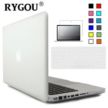 

RYGOU Crystal Clear Matte Hard Case Cover For Macbook Pro 13 inch A1278 Keyboard Cover+Screen Protector for Mac Book Pro 13 Case