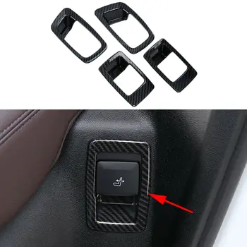 

Carbon Fiber Seat Adjustment Switch Cover Trim Molding Fit For BMW X3 G01 2018 2019 Accessories Decoration
