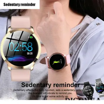 

TWISTER.CK Smart Watch Fitness Tracker Heart Rate Blood Pressure Monitor Tempered Mirror Color Screen Smart Bracelet