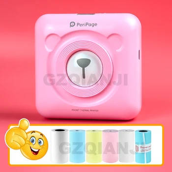 

Peripage Mini Pocket Photo Printer Portable Thermal Pictures Printer Bluetooth USB For Mobile Android iOS Phone PC A6