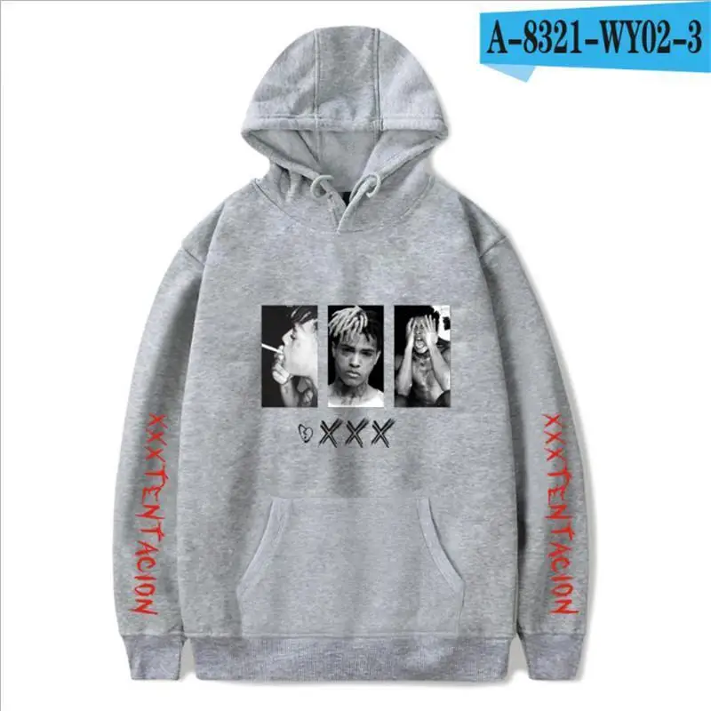 XXXTentacion толстовки для мужчин/женщин Повседневный пуловер уличная Толстовка Sudadera