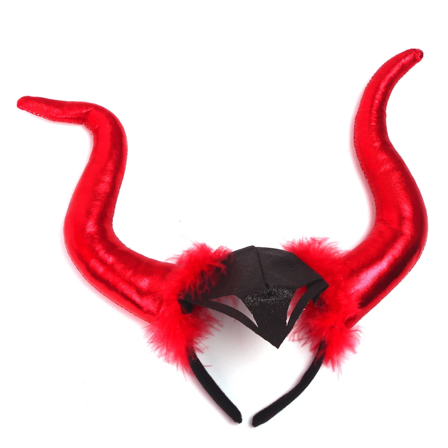 Red Devil Halloween Girls Gown Tutu Dress Costume Kids Crimson Demoness Dress with Horns and Wings Cosplay Party Witch Clothing (9)