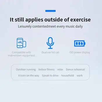 

V5/V6 TWS Wireless Waterproof Earphones HiFi Headset Earbuds Cancelling Noise For Smart Gaming 5.0 Phone Headset Bluetooth B6O8