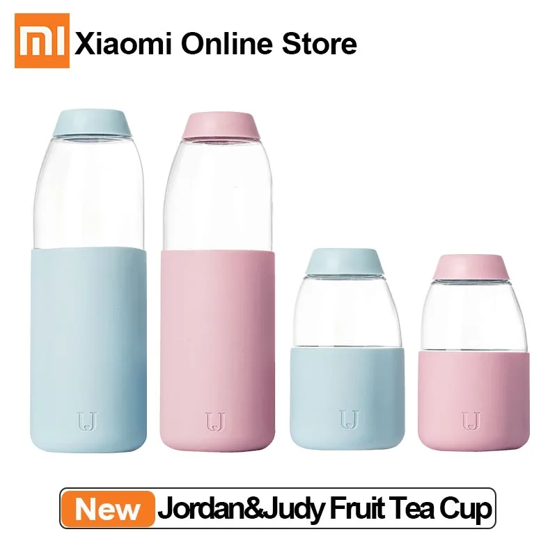 

Xiaomi Jordan&Judy Fruit Tea Bottle 260ml 560ml Cup Stylish Portable Tritan Fruit Lemon Juice Drinking Bottle Leakproof Bottle